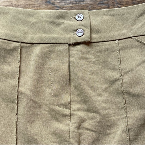 Vintage Krizia D tan midi pencil skirt size medium - Picture 6 of 13